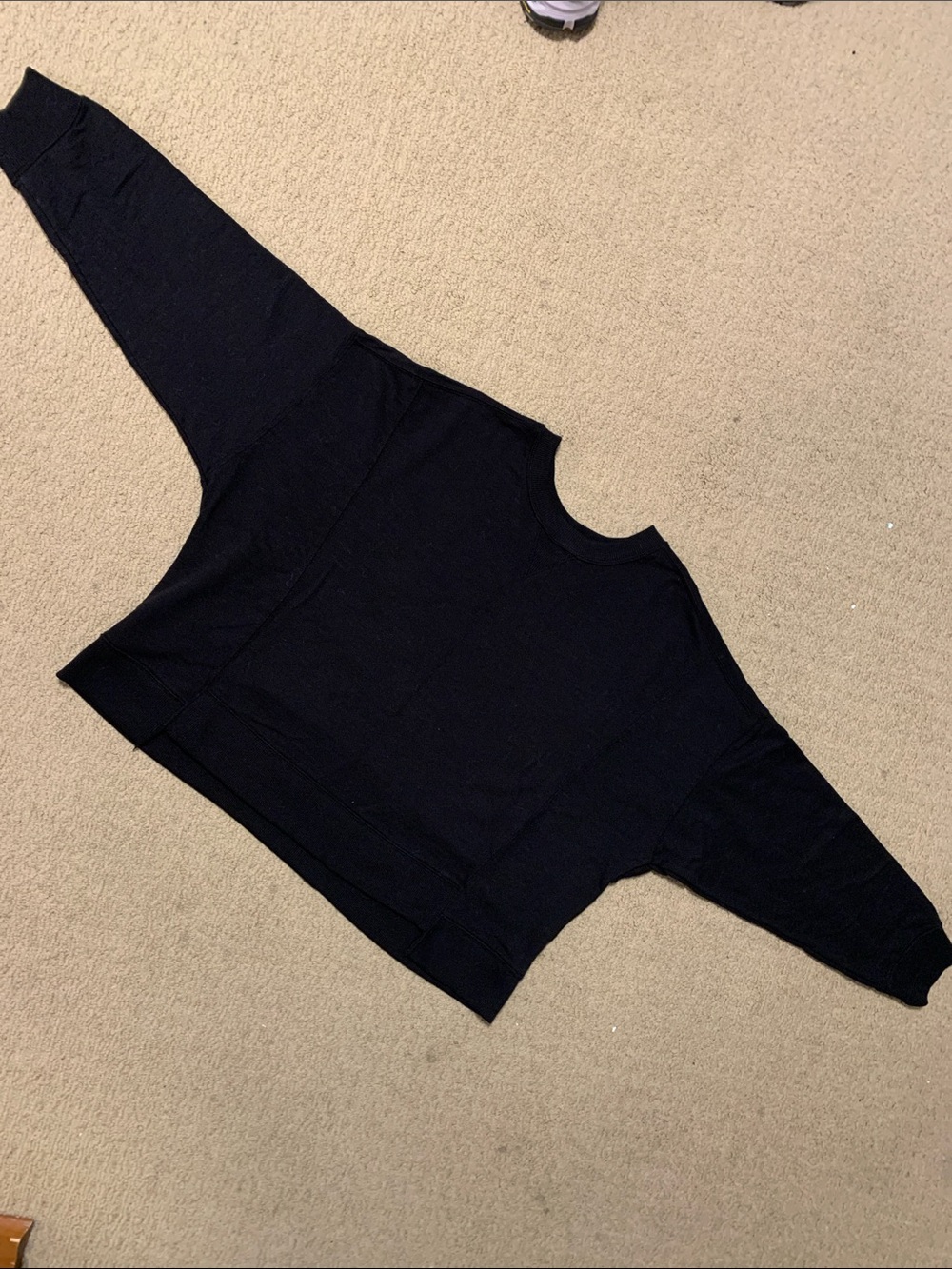 Time and Tru Black Crewneck Sweatshirt